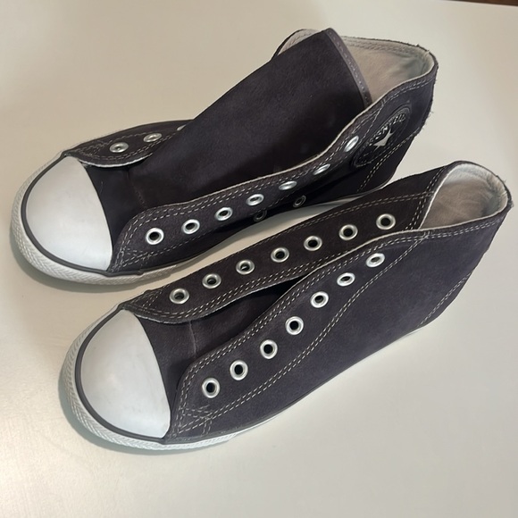 Converse Chuck Taylor All Star Pro Classic dark grey Suede Mid Top size 6 - Picture 5 of 12